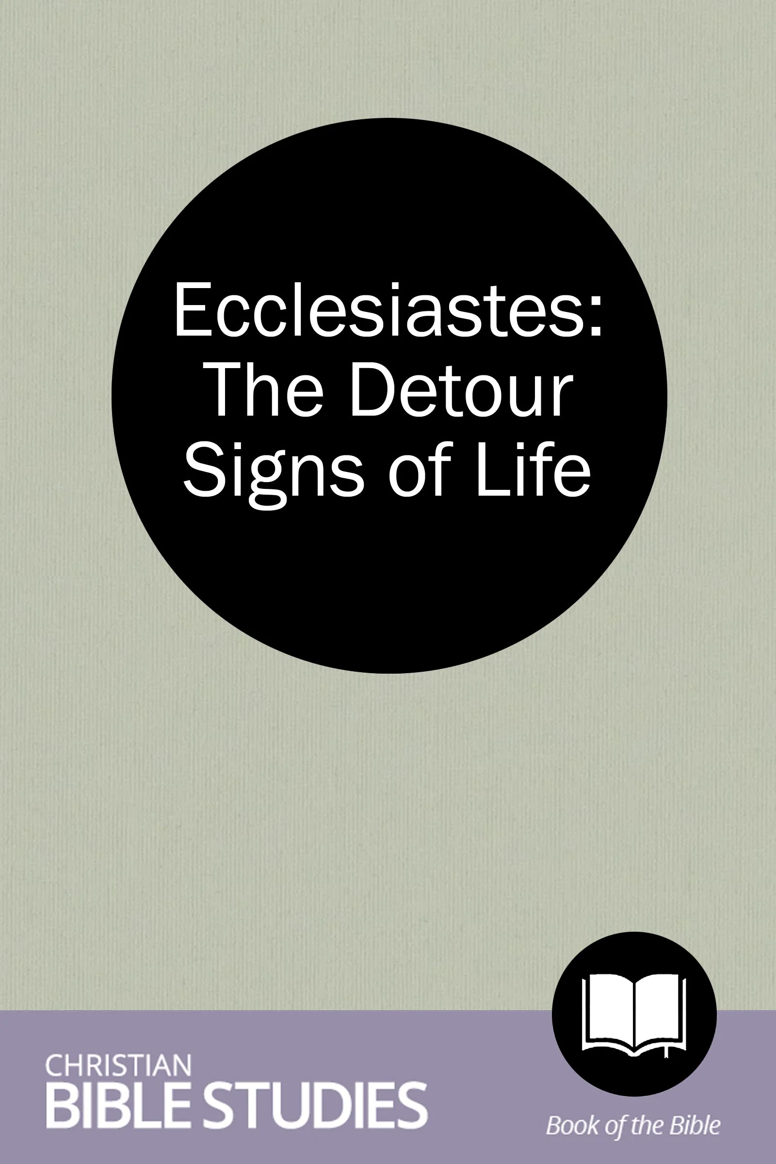 Ecclesiastes: The Detour Signs of Life